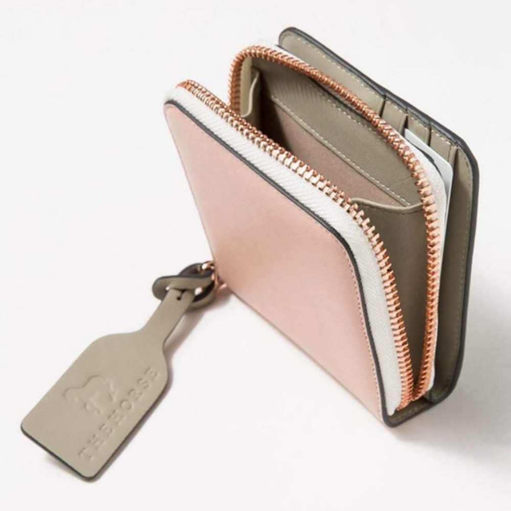 The Horse leather block wallet